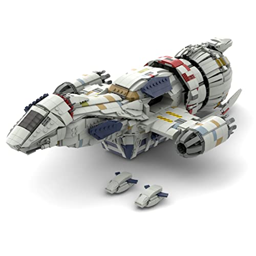 AMOC Technik Firefly Serenity Bausatz, Bausteinset Der Sci-Fi-Serie Kompatibel mit Lego (2816PCS), 56 x 34 x 18cm von AMOC