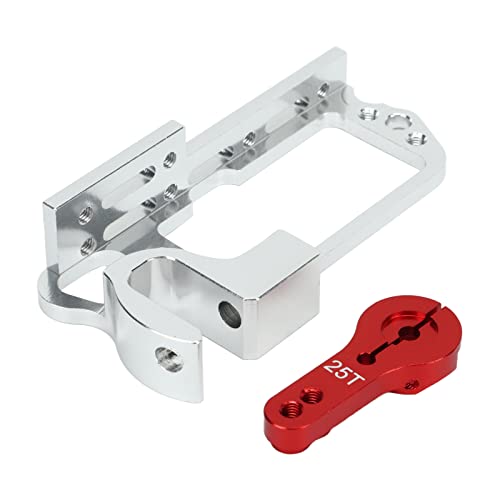 AMONIDA Servo-Halterung, Anti-Verformungs-Aluminiumlegierung, Rostfreie RC-Servo-Halterung für Quadcopter-Drohne (Rot) von AMONIDA