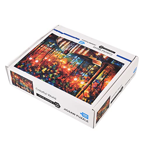 Art Puzzle, 1000 Pcs Puzzle Walking in The Rain für Familie für Freunde von AMONIDA