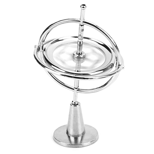Gyroskop Balance Spielzeug, Wunderbares Gyroskop Silber Mechanisch von AMONIDA
