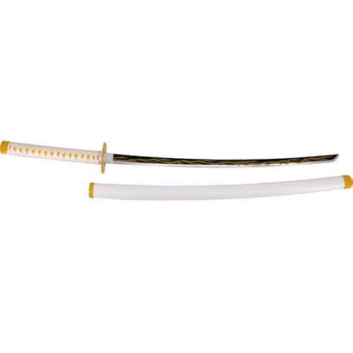 AMONT Katana Agatsuma Zenitsu 101 cm Replik - Edelstahl Klinge - Silber - Sammler-Schwert von AMONT