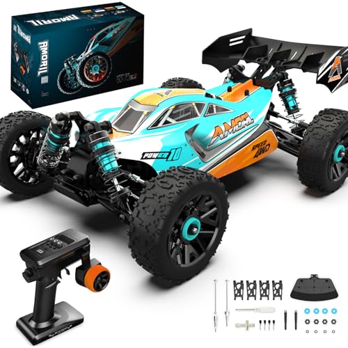 AMORIL 1:14 schnelle ferngesteuerte Autos für Erwachsene, max. 70 + KMH Hobby, ferngesteuertes Auto, 4 x 4 Monstertruck-Rennbuggy, Elektrofahrzeug-Spielzeug, Geschenk für Kinder mit Ölschocks von AMORIL