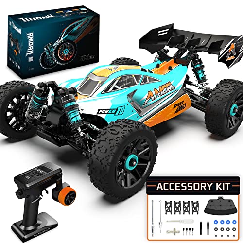 AMORIL 1:14 schnelle ferngesteuerte Autos für Erwachsene, max. 70 + KMH Hobby, ferngesteuertes Auto, 4 x 4 Monstertruck-Rennbuggy, Elektrofahrzeug-Spielzeug, Geschenk für Kinder mit Ölschocks von AMORIL