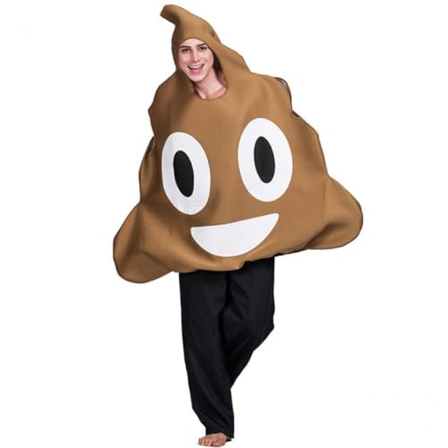 AMOYER Lustiges Poop-kostüm Für Erwachsene, Halloween-kostüm, Comedy-kostüme, Halloween, Weihnachten, Cosplay, Party-kostüm von AMOYER