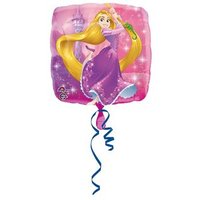 AMSCAN 3321301 Standard "Rapunzel" Foil Balloon Square, S60, packed, 43cm von AMSCAN®