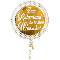 AMSCAN 3582701 Standard "Alles Gute zum Ruhestand" Rund, S40 verpackt, 43 cm von AMSCAN®