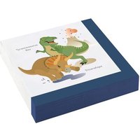 AMSCAN 9903973 20 Servietten Happy Dinosaur 33 x 33 cm von AMSCAN®