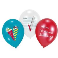 AMSCAN 9904416 6 Latexballons My School Start 28cm/11" von AMSCAN®