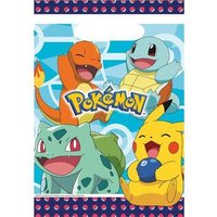 AMSCAN 9904824 8 Partytüten Pokemon Plastik von AMSCAN®