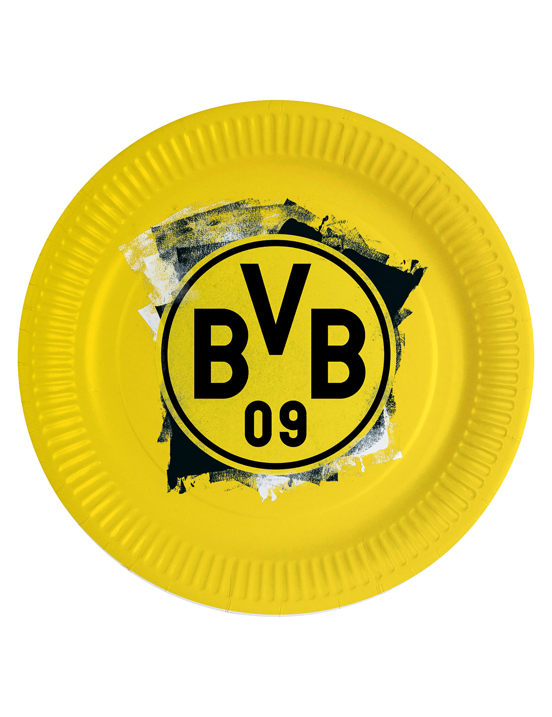 8 Pappteller Borussia Dortmund BVB 23 cm von AMSCAN