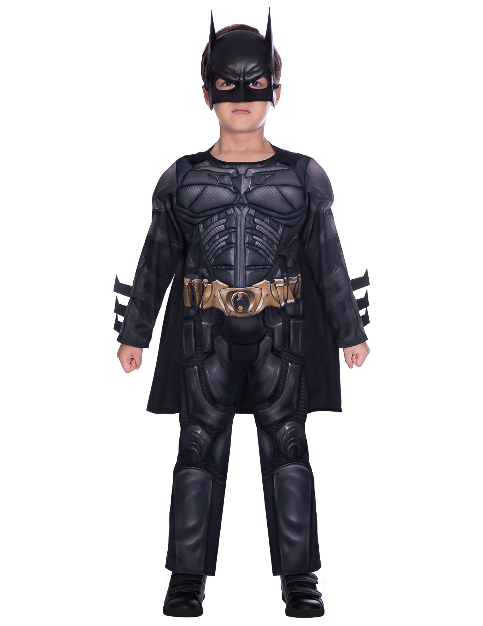 Batman Kostüm für Kinder Dark Knight schwarz von AMSCAN