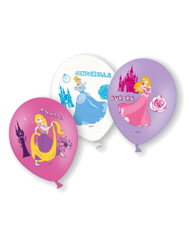 Disney Prinzessinnen Latexballons 6 Stück bunt 28 cm von RIETHMULLER