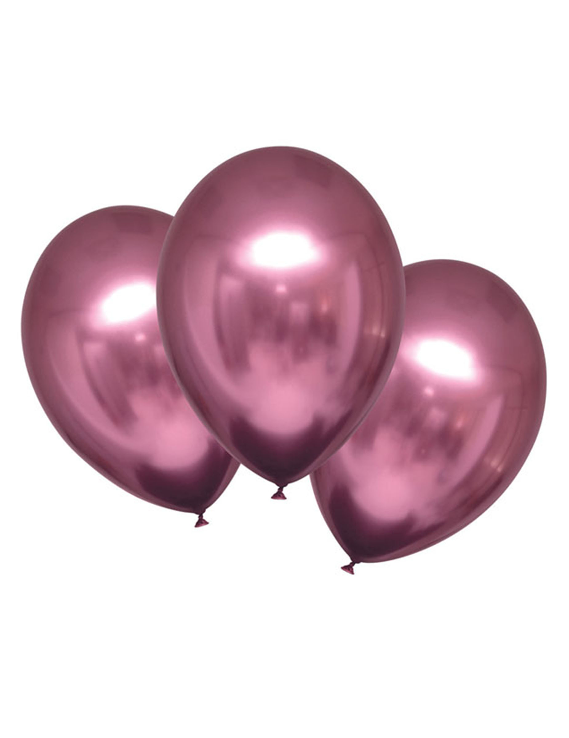 Edle Latexballons mit Satineffekt 6 Stück pinkfarben von RIETHMULLER