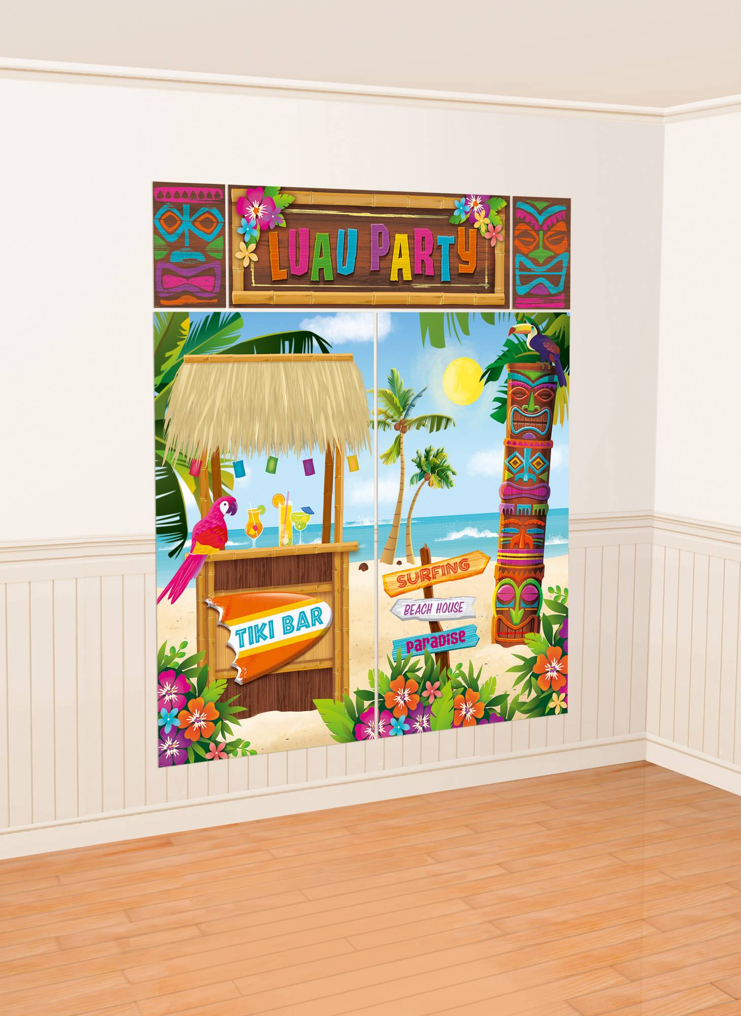 Hawaii Poster Hintergrund Set bunt 290x165 von RIETHMULLER