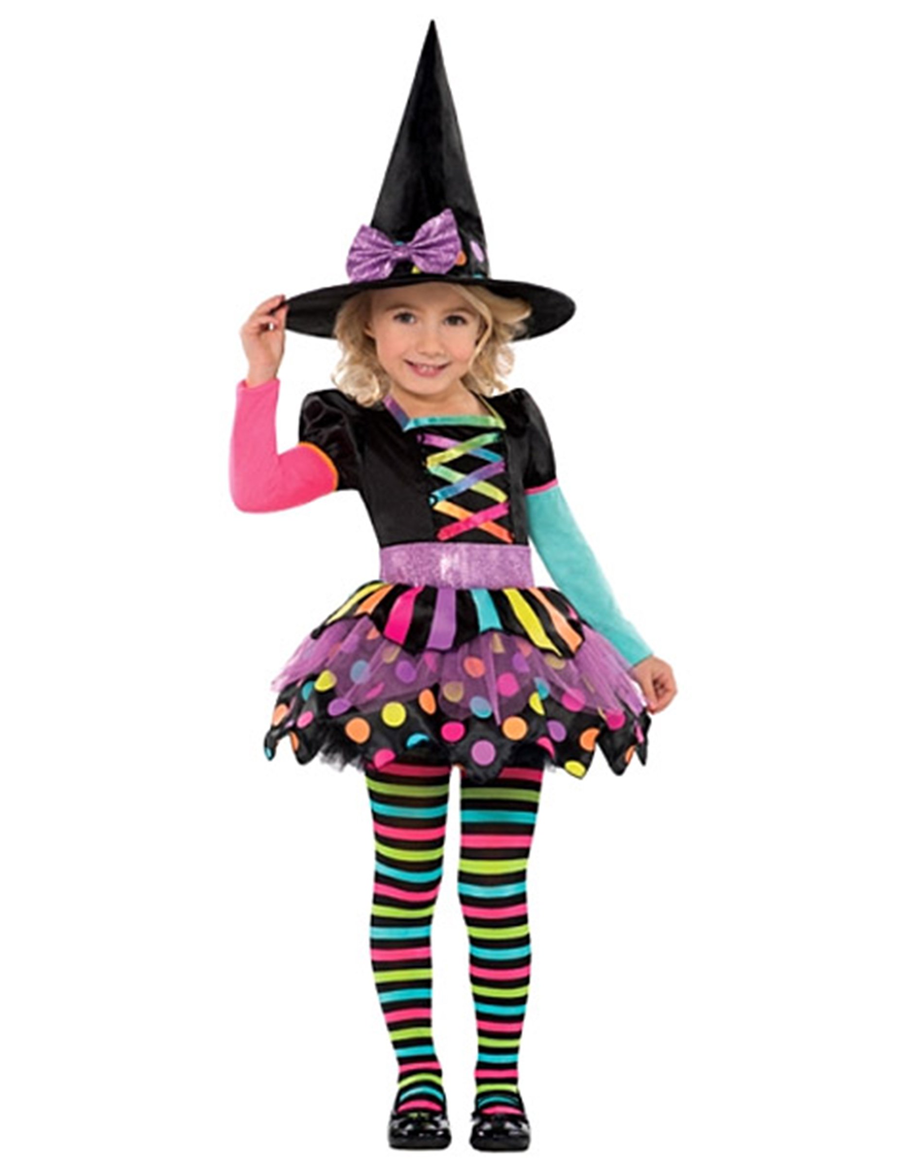 Hexe Happy Halloween Kinderkostüm bunt Hexe Happy Halloween Kinderkostüm bunt von AMSCAN