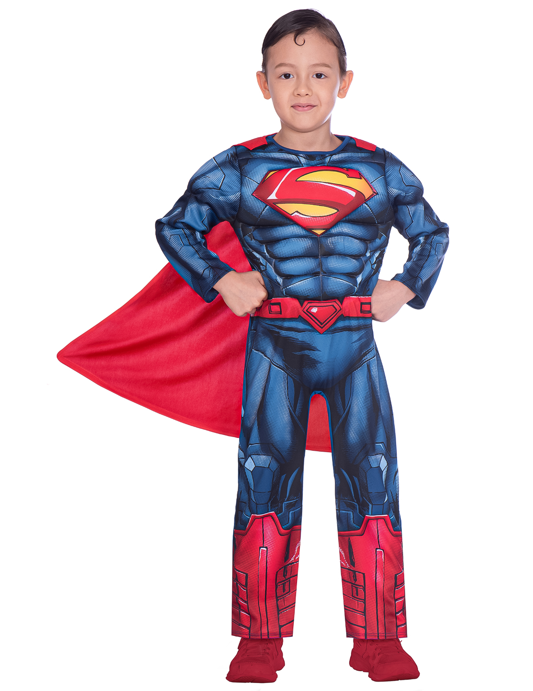 Offizielles Superman Kostüm für Kinder blau-rot von RIETHMULLER