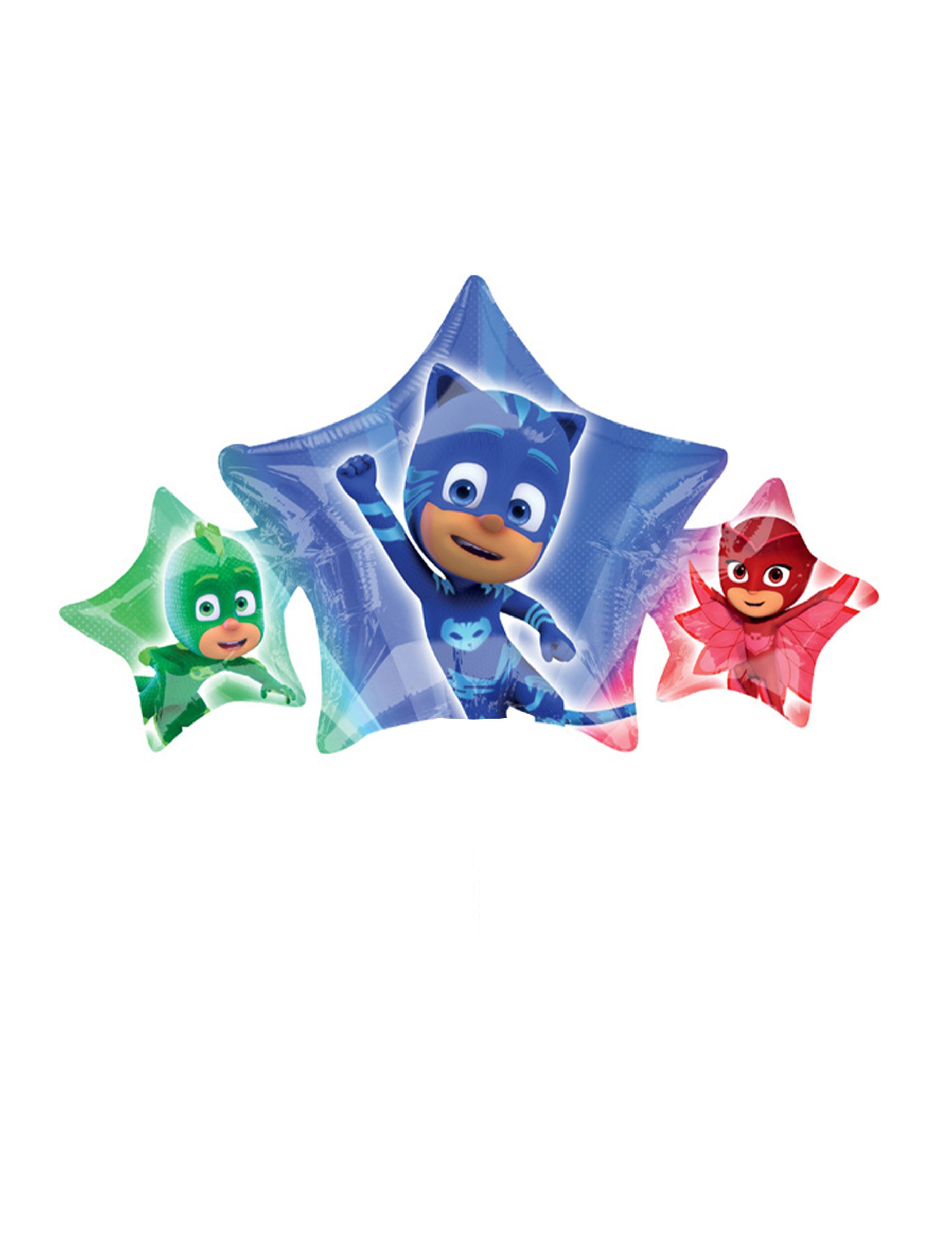 PJ Masks-Folienballon bunt 43x22cm von AMSCAN