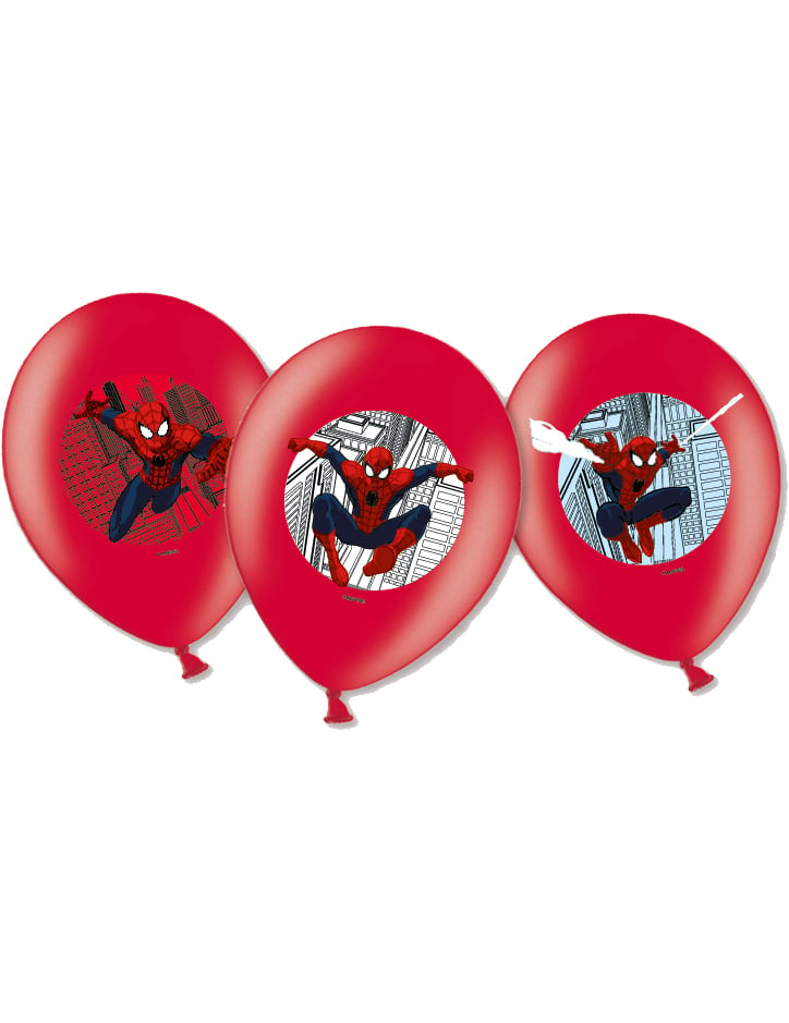 Spiderman Luftballons 6 Stück Lizenzware von RIETHMULLER