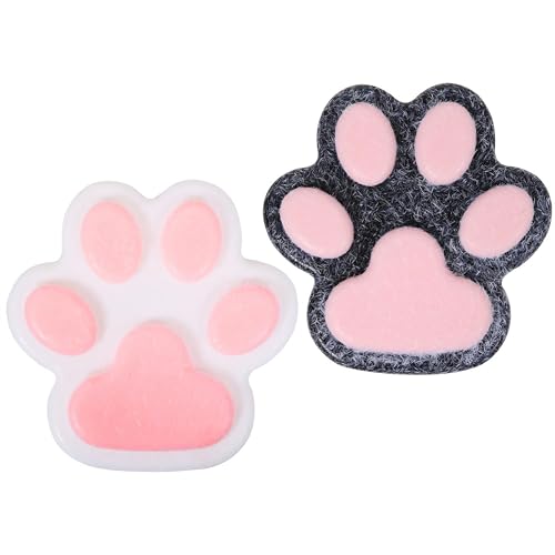 2 Stück Katzenpfoten Squishy Set, Cat Paw Squishy, Perfekt für Mädchen und Jungen, Stressabbau-Spielzeug, Squishy Pfote XXL für Kinder und Erwachsene, Hochwertige Quetschspielzeuge von AMSNINK