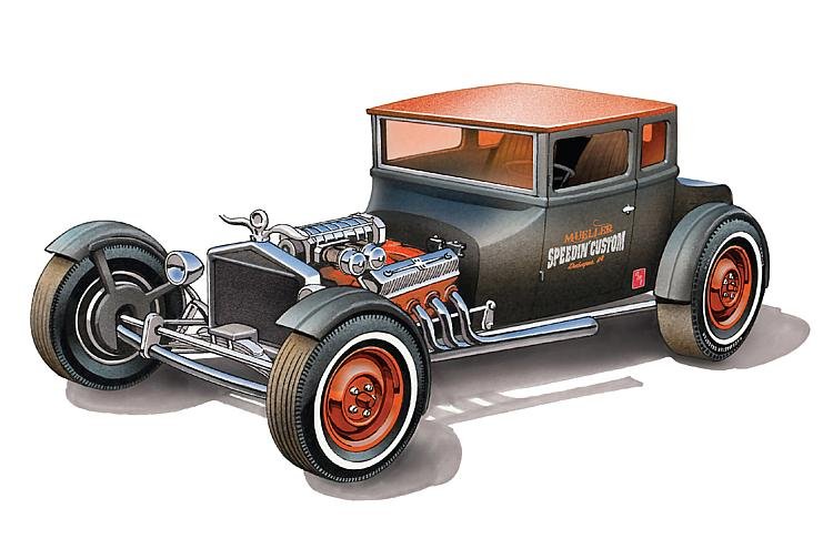 1925er Ford T Chopped von AMT/MPC