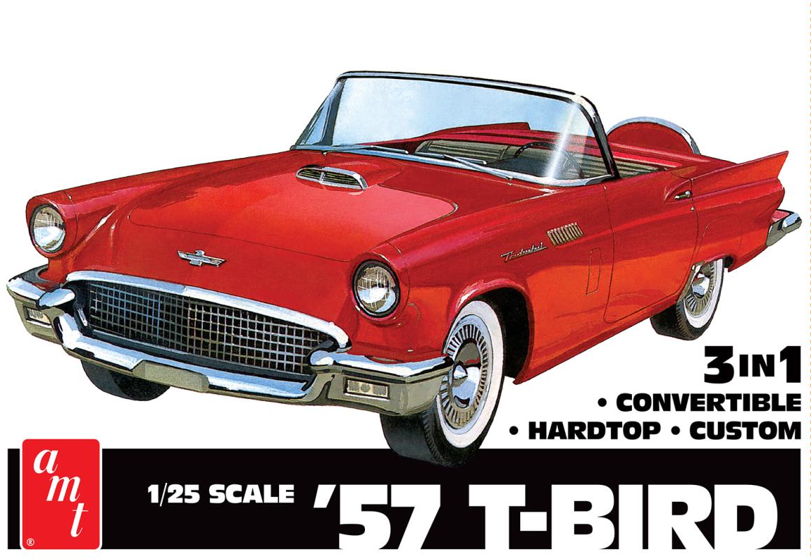 1957 Ford Thunderbird von AMT/MPC