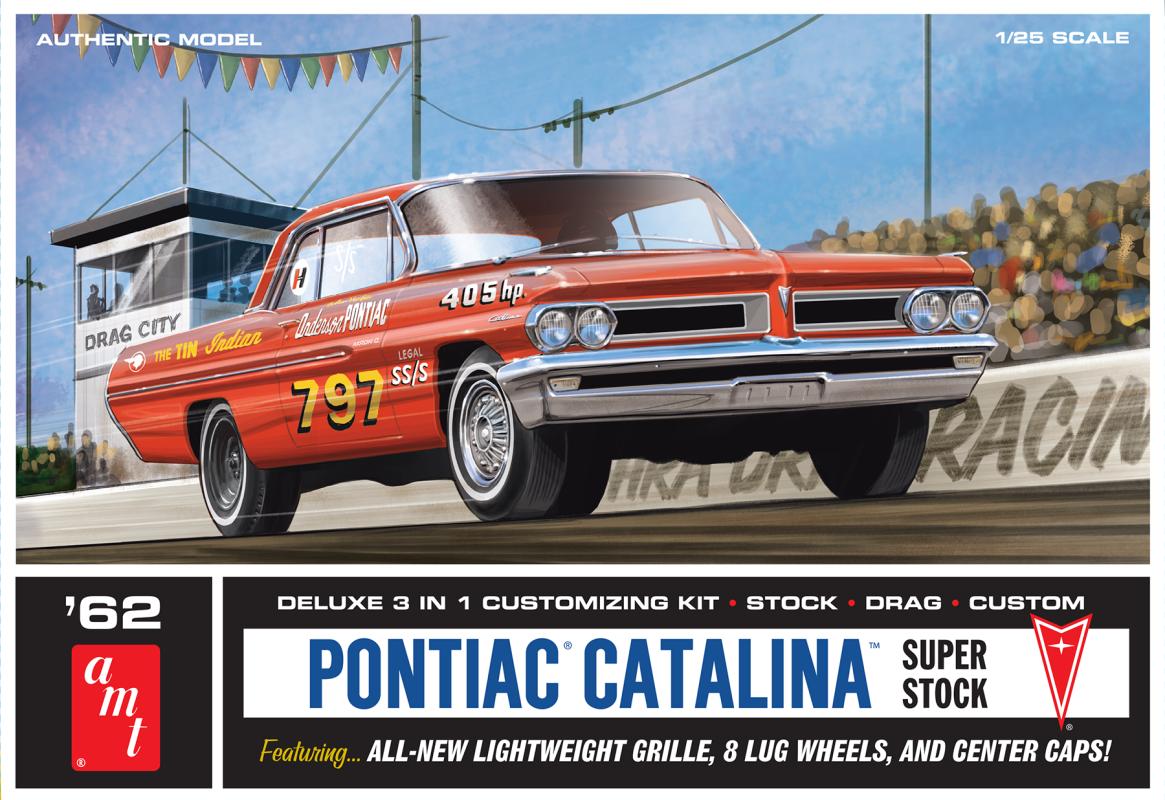 1962 Pontiac Catalina Super Stock von AMT/MPC