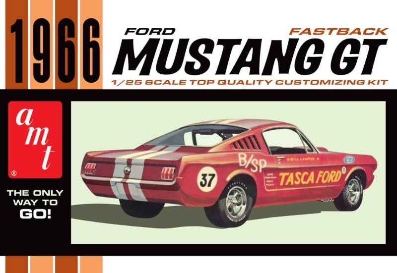 1966 Ford Mustang Fastback 2+2 von AMT/MPC