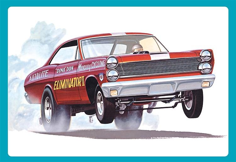 1967er Mercury Cyclone Eliminator II (Dyno Don Nic) von AMT/MPC