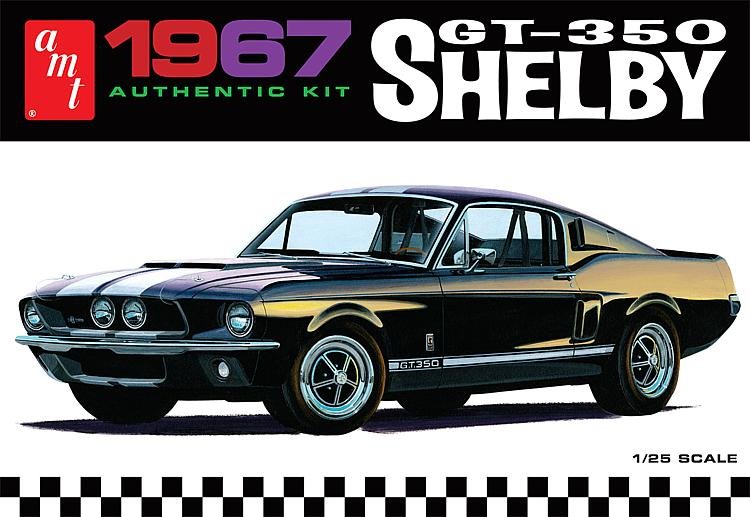 1967er Shelby GT 350, weiss von AMT/MPC