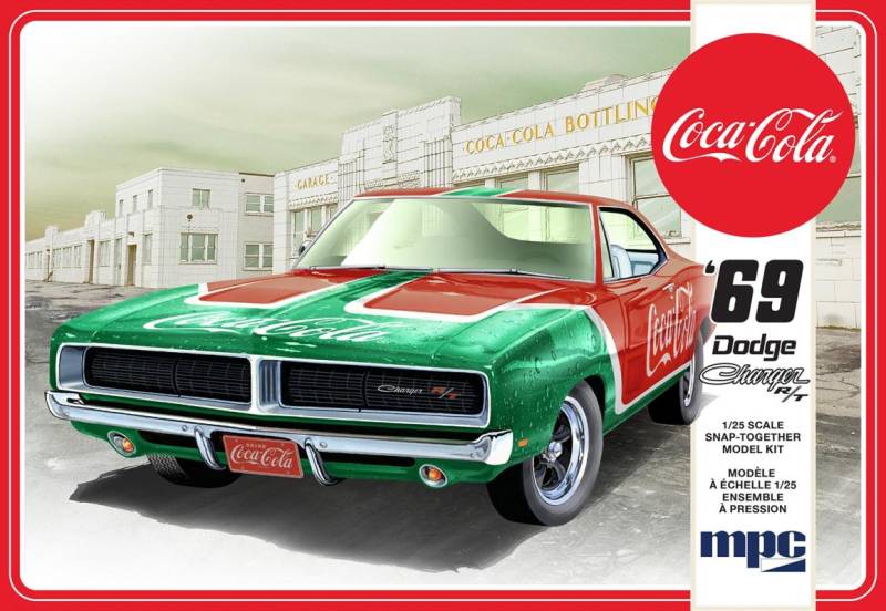 1969 Dodge Charger RT Coca Cola, Snap von AMT/MPC