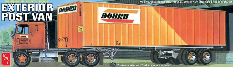 40´ Fruehauf Exterior Post Trailer Dohm von AMT/MPC