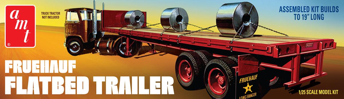 Fruehauf Flatbed Trailer von AMT/MPC