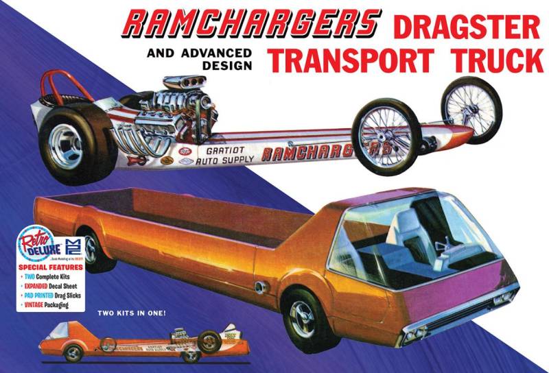 Ramchargers Dragster & Transporter Truck von AMT/MPC