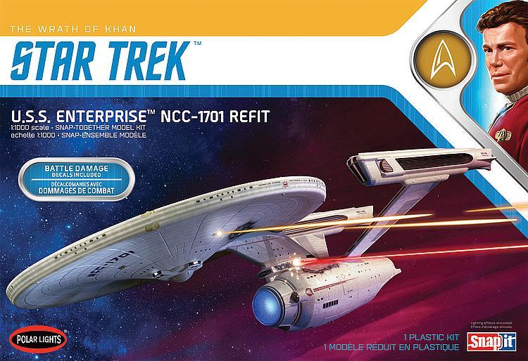 Star Trek USS Enterprise refit Wrath of Kahn Edtion von AMT/MPC