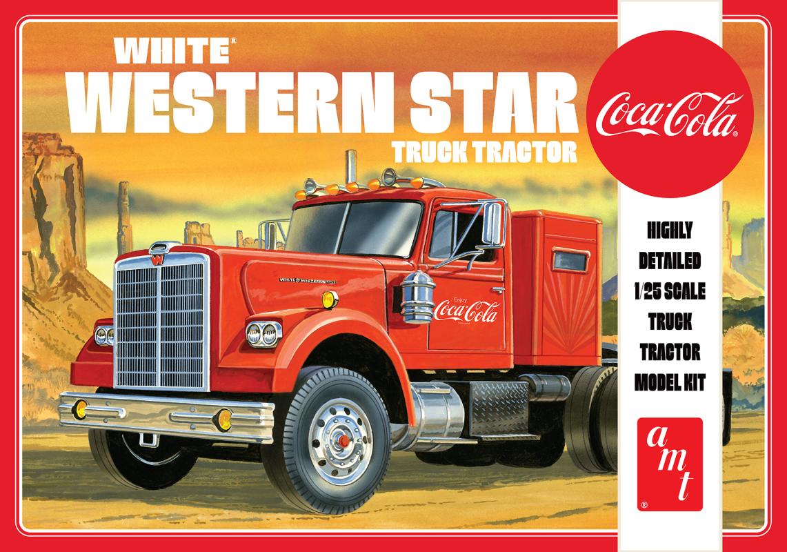 White Western Star Semi Tractor Coca Cola von AMT/MPC