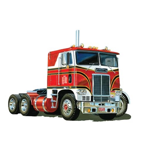 AMT Ertl AMT1046 AMT – 1:25 weißer Freighliner 2-in-1 SC/DD Cabover Traktor (75. Jahrestag), Mehrfarbig von AMT