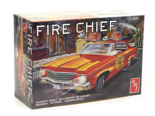 AMT Ertl AMT1162/12 1/25 1970er Chevy Impala Fire Chief Modellbau, Mittel von AMT