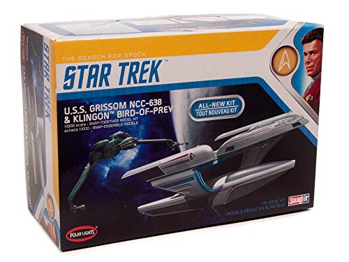 AMT POL957M/12 U.S.S. Grissom & Klingon Bird of Prey Star Trek Modellbausatz, verschieden von Polar Lights