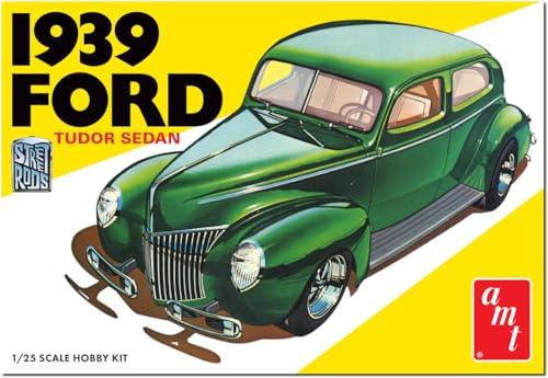 AMT - 1/25 1939 Ford Sedan Street Rod Series - Plastikmodellbausatz, Nicht Bemalt von AMT