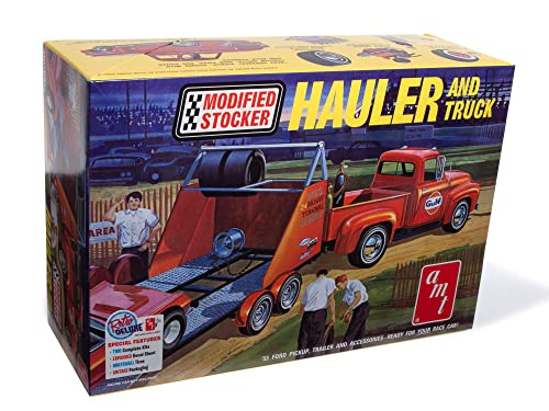 AMT - 1/25 1953 Ford Pickup Modified Stocked Hauler Gulf - Plastikmodellbausatz von AMT