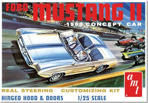 AMT - 1/25 1963 Ford Mustang II Concept Car - Plastikmodellbausatz von AMT