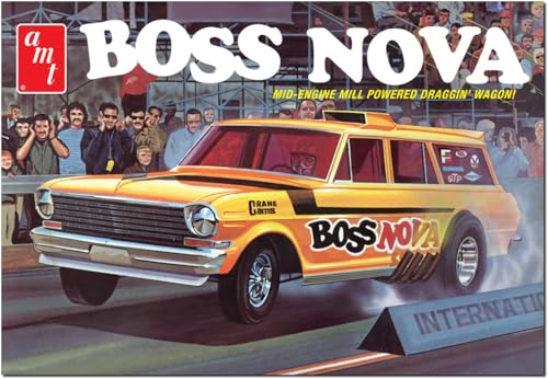 AMT - 1/25 Boss Nova Funny Car - Plastikmodellbausatz, Nicht Bemalt AMT - 1/25 Boss Nova Funny Car - Plastikmodellbausatz, Nicht Bemalt von AMT