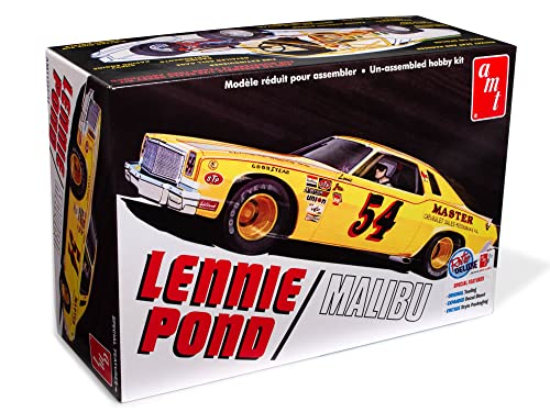 AMT - 1/25 Lennie Pond 1974 Chevy Malibu Stock Car - Plastikmodellbausatz von AMT