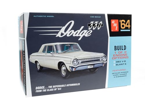 AMT 1:25 1964 Dodge 330 Plastikmodellauto Bausatz von AMT