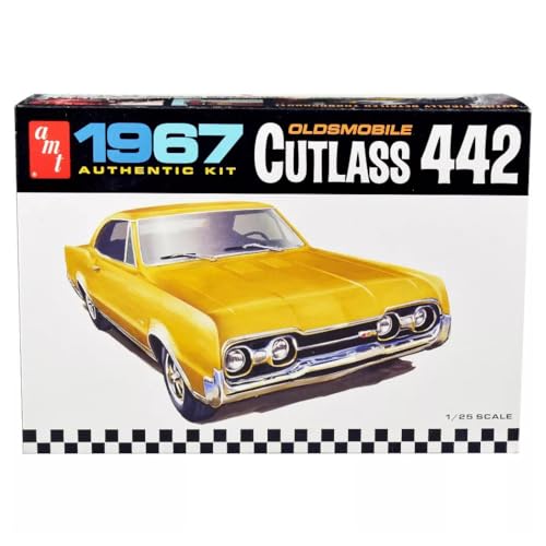 AMT - 1/25 1967 Oldsmobile 442 - Plastikmodellbausatz, Nicht Bemalt von AMT