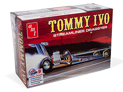 AMT AMT1254/12 1/25 Tommy Ivo Streamliner Dragster Modellbausatz, Nicht bemalt von AMT