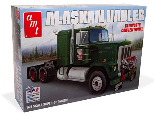 AMT AMT1339/06 1/25 Kenworth Alaskan Hauler Modellbausatz, Mehrfarbig von AMT