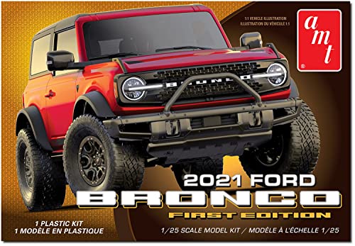 AMT AMT1343M/12 1/25 2021er Ford Bronco 1st Edition Modellbausatz, Mehrfarbig von AMT