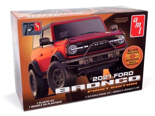 AMT AMT1343M/12 1/25 2021er Ford Bronco 1st Edition Modellbausatz, Mehrfarbig von AMT