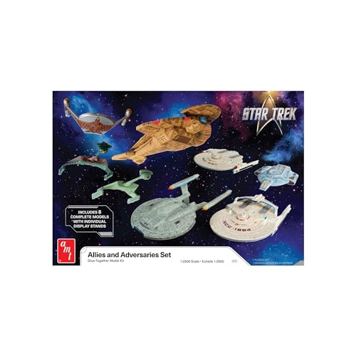 AMT - 1/2500 Star Trek Adversaries & Allies Ship Set - Plastik-Modellbau - Maßstab: 1:2500 AMT - 1/2500 Star Trek Adversaries & Allies Ship Set - Plastik-Modellbau - Maßstab: 1:2500 von AMT